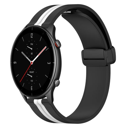 22mm Folding Magnetic Clasp Silicone Watch Band, For Amazfit GTR 3 Pro, For Amazfit GTR 2e