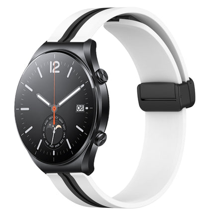 22mm Folding Magnetic Clasp Silicone Watch Band, For Xiaomi MI Watch S1, For Xiaomi MI Watch S1 Pro