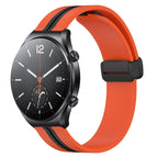 For Xiaomi MI Watch S1 / Orange+Black