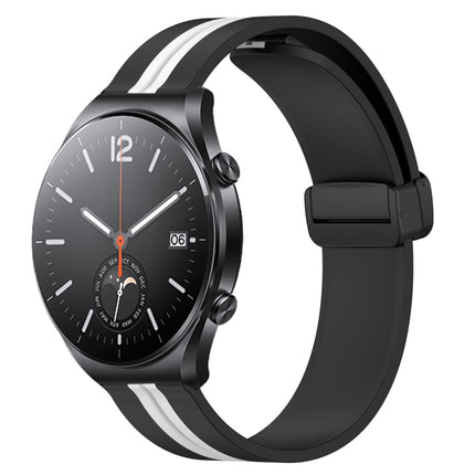 22mm Folding Magnetic Clasp Silicone Watch Band, For Xiaomi MI Watch S1, For Xiaomi MI Watch S1 Pro