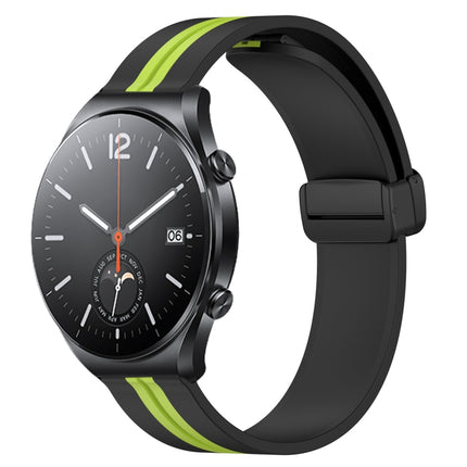 22mm Folding Magnetic Clasp Silicone Watch Band, For Xiaomi MI Watch S1, For Xiaomi MI Watch S1 Pro