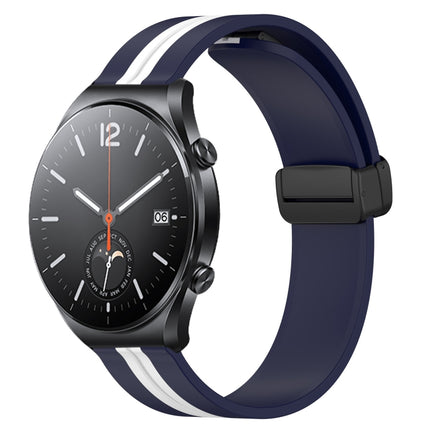 22mm Folding Magnetic Clasp Silicone Watch Band, For Xiaomi MI Watch S1, For Xiaomi MI Watch S1 Pro