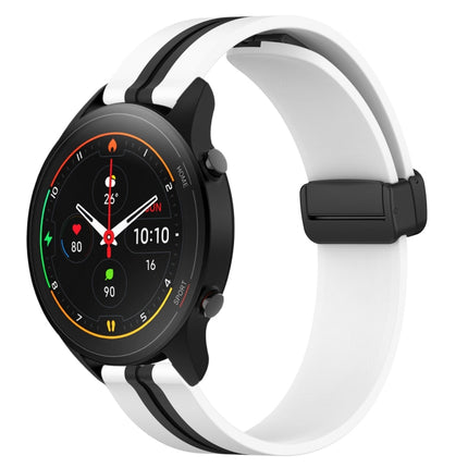22mm Folding Magnetic Clasp Silicone Watch Band, For Xiaomi MI Watch S1, For Xiaomi MI Watch S1 Pro