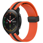 For Xiaomi MI Watch S1 Pro / Orange+Black