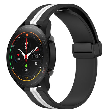 22mm Folding Magnetic Clasp Silicone Watch Band, For Xiaomi MI Watch S1, For Xiaomi MI Watch S1 Pro