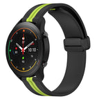 For Xiaomi MI Watch S1 Pro / Black+Lime Green