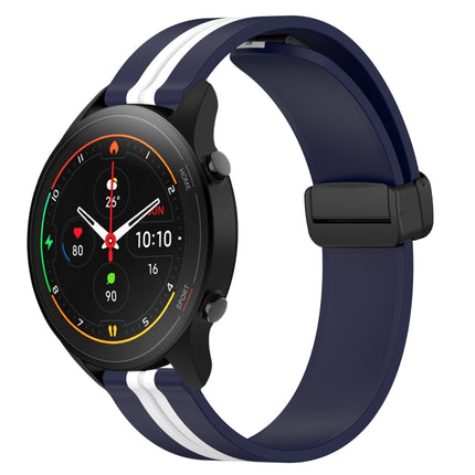 22mm Folding Magnetic Clasp Silicone Watch Band, For Xiaomi MI Watch S1, For Xiaomi MI Watch S1 Pro