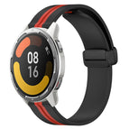 For Xiaomi MI Watch Color 2 / Black+Red