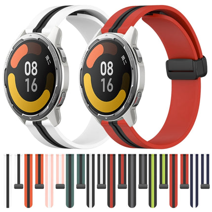 22mm Folding Magnetic Clasp Silicone Watch Band, For Xiaomi MI Watch Color 2, For Xiaomi MI Watch Sport