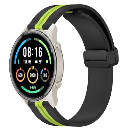 22mm Folding Magnetic Clasp Silicone Watch Band, For Xiaomi MI Watch Color 2, For Xiaomi MI Watch Sport