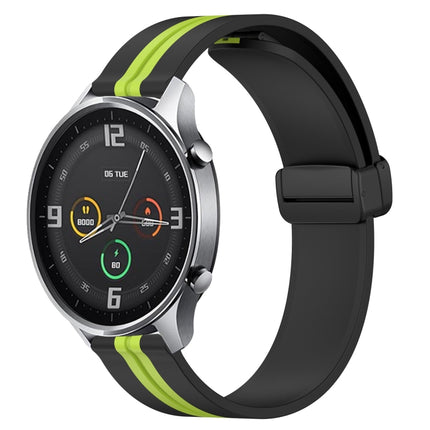 22mm Folding Magnetic Clasp Silicone Watch Band, For Xiaomi MI Watch Color