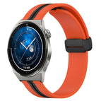For Huawei Watch GT3 Pro 46mm / Orange+Black