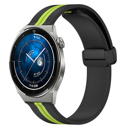 22mm Folding Magnetic Clasp Silicone Watch Band, For Huawei Watch GT3 Pro 46mm, For Huawei Watch GT3 46mm