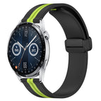 For Huawei Watch GT3 46mm / Black+Lime Green