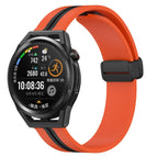 For Huawei Watch GT Runner / Orange+Black