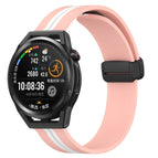 For Huawei Watch GT Runner / Pink+White