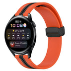 For Huawei Watch 3 / Orange+Black