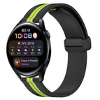 For Huawei Watch 3 / Black+Lime Green