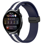 For Huawei Watch 3 / Midnight Blue + White