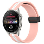 For Huawei Watch 3 Pro / Pink+White