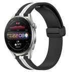 For Huawei Watch 3 Pro / Black+White