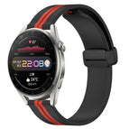 For Huawei Watch 3 Pro / Black+Red