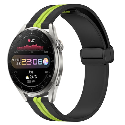 22mm Folding Magnetic Clasp Silicone Watch Band, For Huawei Watch 3 Pro, For Huawei GT2 Pro