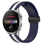 For Huawei Watch 3 Pro / Midnight Blue + White