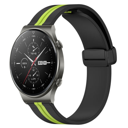 22mm Folding Magnetic Clasp Silicone Watch Band, For Huawei Watch 3 Pro, For Huawei GT2 Pro