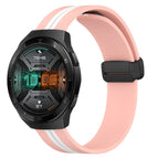For Huawei Watch GT 2E / Pink+White