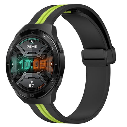 22mm Folding Magnetic Clasp Silicone Watch Band, For Huawei Watch GT 2E, For Huawei GT2 46mm