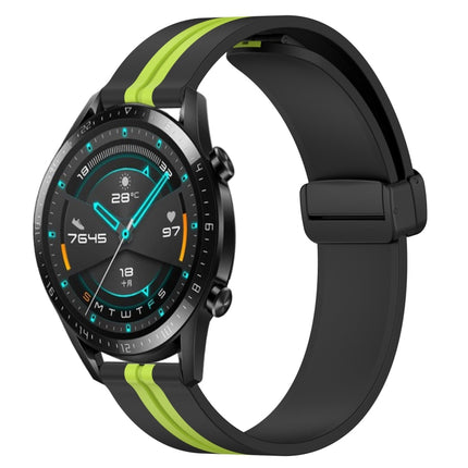 22mm Folding Magnetic Clasp Silicone Watch Band, For Huawei Watch GT 2E, For Huawei GT2 46mm
