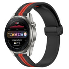 For Huawei Watch 3 Pro New / Black+Red