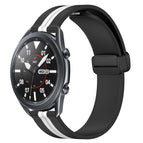 For Samsung Galaxy Watch3 45mm / Black+White