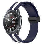 For Samsung Galaxy Watch3 45mm / Midnight Blue + White