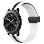For Samsung Gear S3 Frontier / White+Black