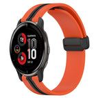 For Garmin Venu 2 Plus / Orange+Black