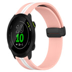 For Garmin Forerunner 158 / Pink+White