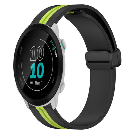 20mm Folding Magnetic Clasp Silicone Watch Band, For Garmin Forerunner 55, For Garmin Venu