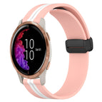 For Garmin Venu / Pink+White