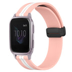 For Garmin Venu SQ / Pink+White