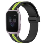 For Garmin Venu SQ / Black+Lime Green