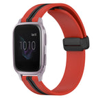 For Garmin Venu SQ / Red+Black