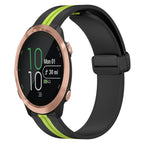 For Garmin Forerunner 645 Music / Black+Lime Green