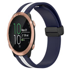 For Garmin Forerunner 645 Music / Midnight Blue + White