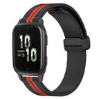 For Garmin Forerunner Sq2 / Black+Red