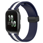 For Garmin Forerunner Sq2 / Midnight Blue + White