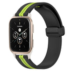For Garmin Forerunner Sq2 Music / Black+Lime Green