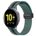For Samsung Galaxy Watch Active 2 44mm / Olive Green + Black