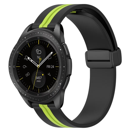 20mm Folding Magnetic Clasp Silicone Watch Band, For Samsung Galaxy Watch 42mm